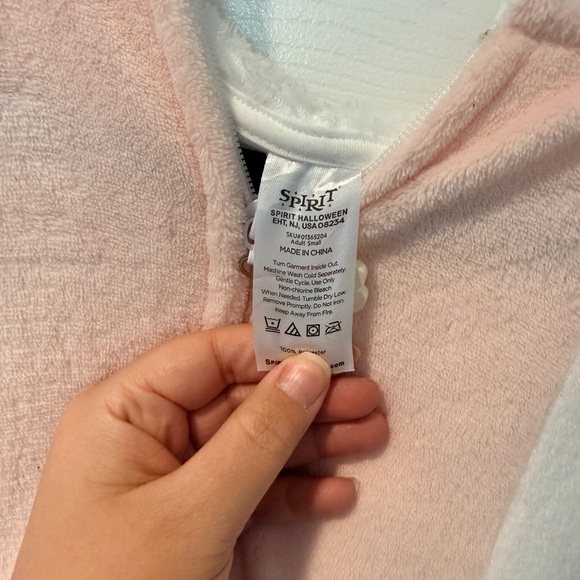 Spirit Pink and White Cozy Onesie - Picture 8 of 8